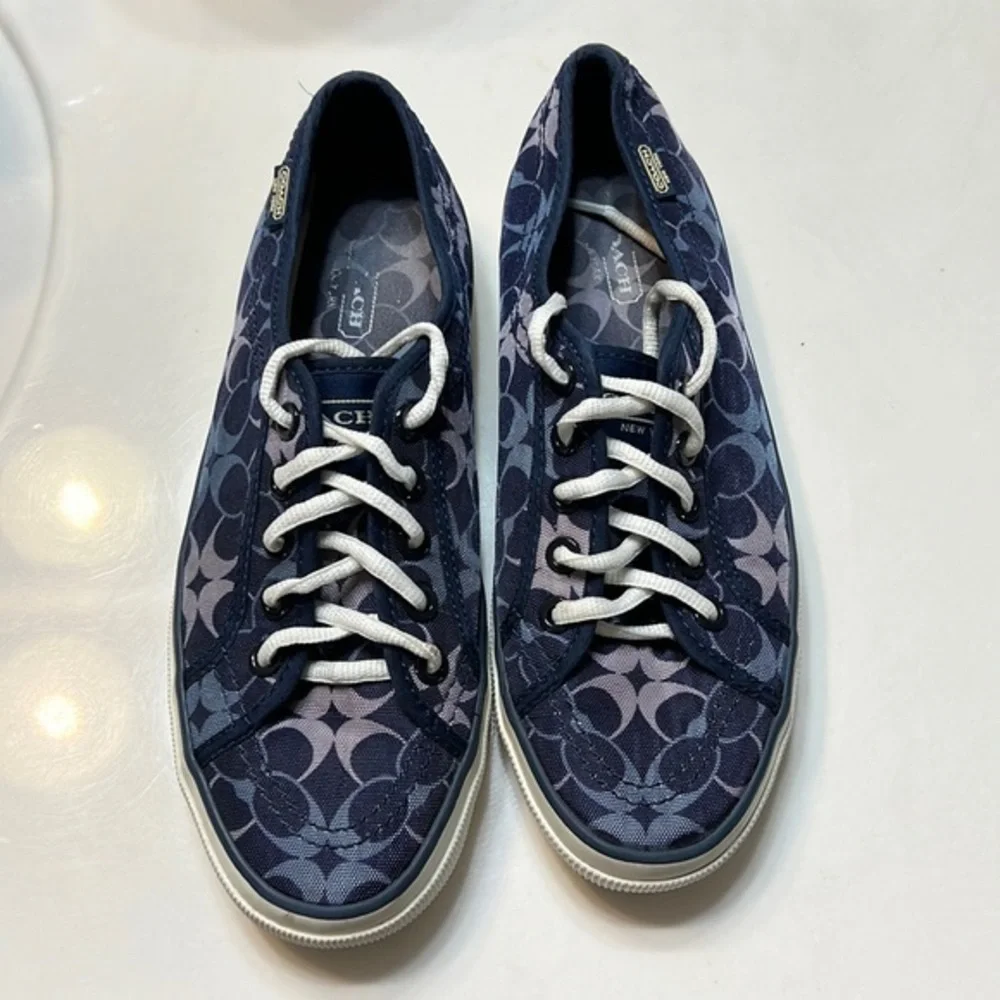 COACH  Kalyn blue and lavender shoes sneakers Size 7